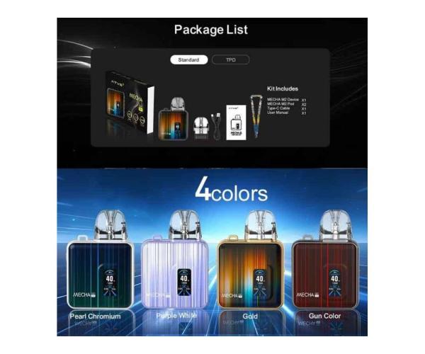 ATVS Mecha 40 W Refillable Pod System - 2