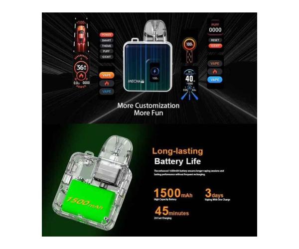 ATVS Mecha 40 W Refillable Pod System - 3