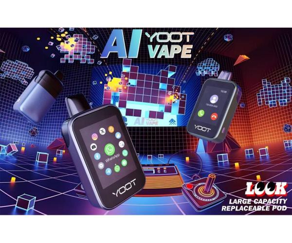 AI Vape with Full Touchscreen - Smart Pod System with Replaceable Pod - 2