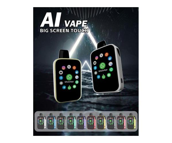 AI Vape with Full Touchscreen - Smart Pod System with Replaceable Pod - 3