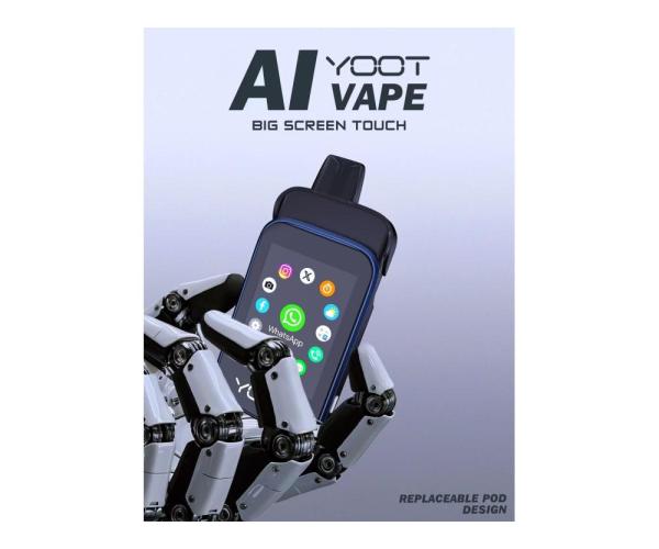 AI Vape with Full Touchscreen - Smart Pod System with Replaceable Pod - 5
